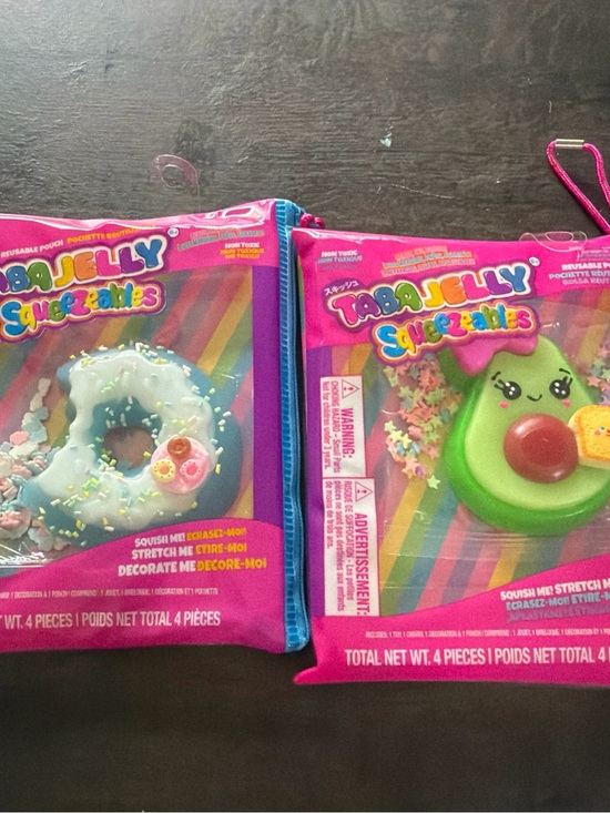 Tabajelly Other - 2 Taba Jelly Squishy, SCENTED Squeeze Toy Donut & Avocado